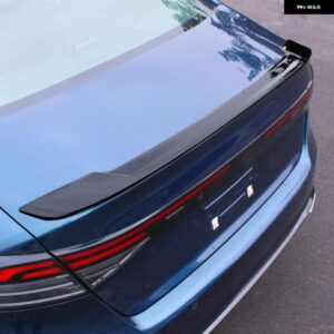 ホンダ アコード 2023 2024 カーアクセサリー ABS グロスブラック リア トランク スポイラー ウィングストライプ カバー トリム 1個