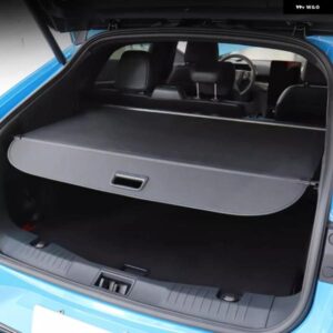 フォード マスタング マッハ E 2021 - 23 リアカーゴカバー トランク シールド セキュリティ 格納式ラゲッジシェード