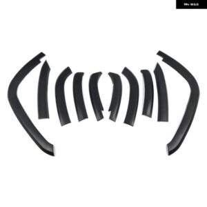 ジープ コンパス 2011 - 15 ブラック フェンダーフレア ホイールアーチ プロテクター トリム アクセサリー