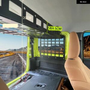 SUI JIMNY JB74 2019 - 23 モール パネル リア トランク シェルフ モジュラー 収納 ラック カーゴ オーガナイザー