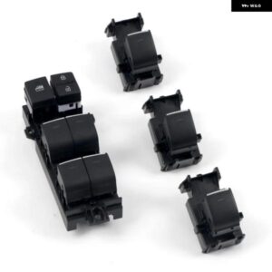 LHD ホワイト LED ライト付きパワーウィンドウスイッチ コントロール トヨタ BZ4X 2023/カローラクロス 2020-2023