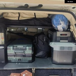 トヨタ ランドクルーザー LC200 FJ200 2008-2021 7人乗り リア トランク モジュラーカーゴラック 収納 吊り下げボード モール パネル