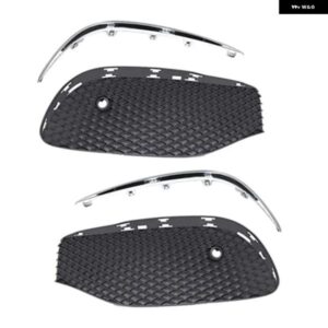 1ペア 車用フロント バンパー フォグランプ グリル フォグランプ グリル カバー クロームストリップ付き メルセデス ベンツ E クラス W213