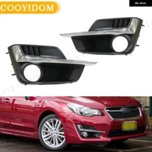 フォグランプ カバー スバル インプレッサ 2015 2016 フォグランプ トリム 57731FJ300 ヘッドライト シェード グリル フレーム グリル