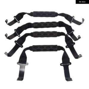 4個 トップルーフ ロールバー グラブハンドル グリップ ジープ ラングラー JL 2018 - 21 カーアクセサリー