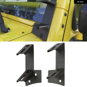 Aピラー LED 作業灯 ブラケット ホルダー 10MMボルト マウント JEEP WRANGLER JK 2007-2017 ドライビングランプ 補助スポットライトポッド
