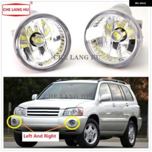 LED フォグランプ トヨタ ハイランダー 2004 - 07 カー スタイリング フロント バンパー LED フォグライト フォグランプ 電球 付き