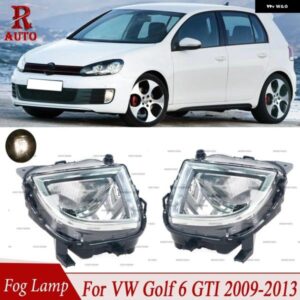 フロント バンパー フォグランプ フォルクスワーゲン VW ゴルフ 6 GTI フォグランプ 2009 - 13 フォグランプ バルブ 付き 5K0941699C 5K0941700C