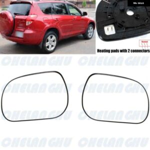 1ペア ヒーター付きバックミラー ガラス トヨタ RAV4 2006 - 12 ヨーロッパ バージョン カーアクセサリー