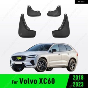 ボルボ XC60 2018-2023 2019 - 22 フェンダー マッドガード ガード スプラッシュ フラップ マッドガード