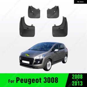 プジョー 3008 2008 - 13 フェンダー マッドガード ガード スプラッシュ カーアクセサリー