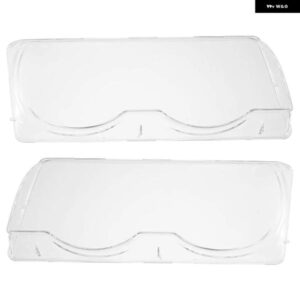 1ペア 車用フロント ヘッドライト ランプシェード BMW 7シリーズ E38 フェイスリフト 1999-2001 ヘッドライト レンズ カバー 63128386953 63128386954