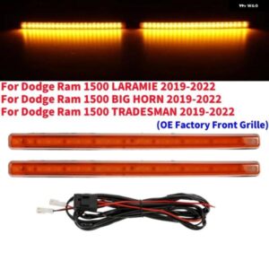 カスタム LED フロント グリル ライト ダッジ ラム 1500 LARAMIE / BIG HORN / TRADESMAN 2019-2022 製フロント グリル