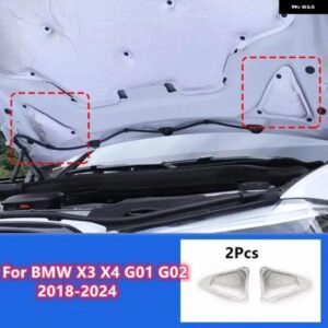 BMW X3 X4 G01 G02 2018-24 コットンフード エンジン 断熱トライアングル トリム パッド 2枚