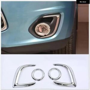 2013 - 16 三菱 ASX ABS クローム フロント フォグランプ ランプカバー トリム 4個