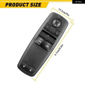 マスターパワーウィンドウドアスイッチ クライスラー ダッジ グランドキャラバン 2008 - 11 1個 04602627AG