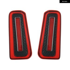 2個 LED リア バンパー リフレクター テール ブレーキライト トヨタ アルファード ヴェルファイア 30系 2015-2018