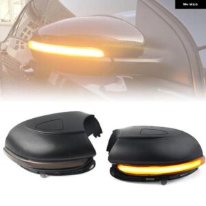 VW ゴルフ 6 MK6 2008-2014 トゥーラン 2011-2014 スモークレンズ LED サイドミラー ランプ アンバー サイド リアビュー ダイナミックウィンカー ライト