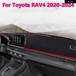 ブラック ダッシュボード ダッシュ マット DASHMAT サン カバー パッド トヨタ RAV4 2019-2024