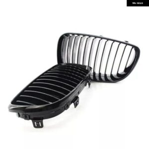 グロスブラックフロントキドニー グリル 左右 BMW 1シリーズ E81 E82 E87 E88 2007-2011 51137166439 51137166440