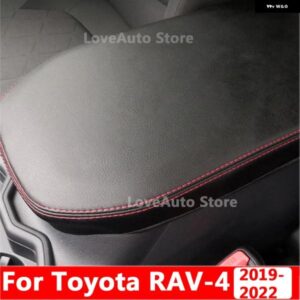 トヨタ RAV4 RAV-4 XA50 2019 - 22 センター アームレスト ボックス レザーカバー 内装 装飾 パッド アクセサリー