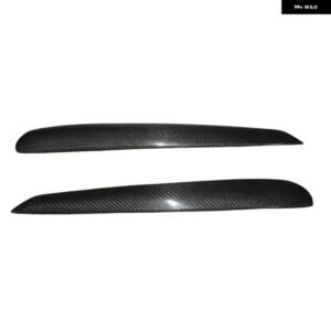 車用カーボン ヘッドライト アイブロウカバー まげ ヘッドライト ステッカー VW ゴルフ 6 GTI MK6 2008-2012