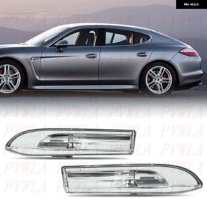ポルシェ パナメーラ 2010 - 13 車用 フロントサイド マーカーライト ランプ ウィンカー インジケーター 97063103302 97063103402