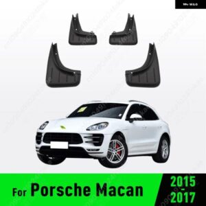 4個 車用マッド フラップ スプラッシュガード マッドガード フェンダー ポルシェ マカン 2015 2016 2017