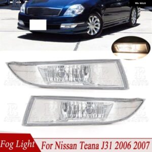 フォグランプ フロント バンパー フォグランプ アセンブリ 電球 付き ハロゲン 26155-7W50A 26150-7W50A 車 日産 ティアナ J31 2006 2007