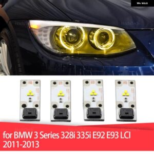 イエロー DRL バラスト 63117263051 ヘッドライト LED インサートボード チップボード BMW 3シリーズ 328I 335I E92 E93 LCI 2011-2013