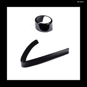 車用フロント バンパー エア グリル V フレーム 装飾 トリム ステッカー ロゴカバー アクセサリー 17-20