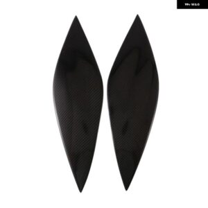 車用 ヘッドライト アイブロウカーボン ステッカー トリム カバー ヘッドライト リッドFIAT BRAVO 2007+