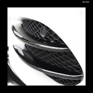 フロント フォグランプ トリム ストリップ バンパー リップスプリッター スポイラー メルセデス ベンツ C クラス W205 C180 C200 C250 C260