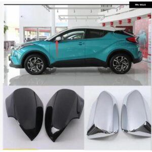 2016 2017 2018 2個 カーボン ABS 車 バックミラー デコレーション カバー カーアクセサリー トヨタ C-HR CHR C HR
