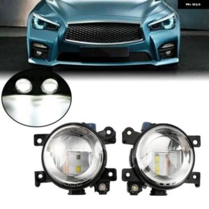 インフィニティ Q50 2014-18 QX60 QX80 Q70/Q70L/Q70 2014-2018 12V フロント LED フォグランプ ドライビング DRL ライト 261504GA0A 261554GA0A