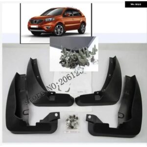 マッド フラップセット ルノー コレオス 1 2008 - 2016 マッド フラップ スプラッシュガード マッド フェンダー フロント リア 2009 - 12