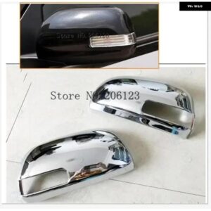 トヨタ RAV4 2009-2011 2012 2013 ドアサイドウィングミラー クロームカバー リアビュー