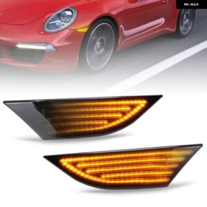 ポルシェ ボクスター ケイマン 982 981 718 スパイダー 991 911 カレラ LED サイドマーカーランプ ダイナミックウィンカー ウィンカー インジケーター