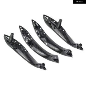 インナー ドアハンドル プル トリム カバー カーアクセサリー BMW F30 F80 F31 F32 F33 2013-2018 カーボンブラック