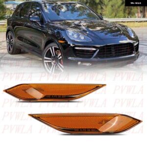 ポルシェ カイエン US バージョン 2011 - 14 車用 フロントウィンカー サイドライト ランプ インジケーター 95863107100 95863107200