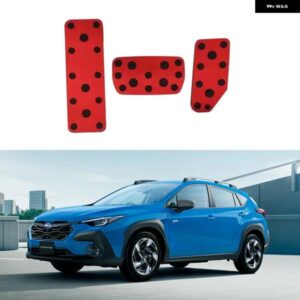 アクセルブレーキレストフットペダル 2024 スバル クロストレック インプレッサ AT 内装 パーツアクセサリー 合金