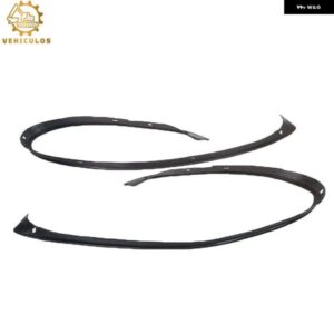 2PCS 防止ゴムシーリング トリム ヘッドランプ 装飾 ストリップ ポルシェ カイエン 2011-2014 カーアクセサリー 内装 パーツ