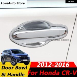 ホンダ CRV CR-V 2012-2016 車 ドアハンドル ボウルカバー ドアハンドル 外側ボウル ステンレス カバー アクセサリー