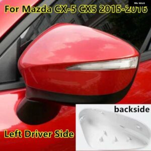 赤色 左ハンドル 用席側バックミラー キャップカバー マツダ CX-5 2015-2016 交換用