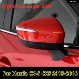 マツダ CX-5 2015-2016 右 助手席側 バックミラー キャップカバー レッド 1個