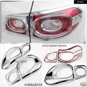 2010-2012 フォルクスワーゲン ティグアン ABS クローム リア ヘッドライト ランプ カバー
