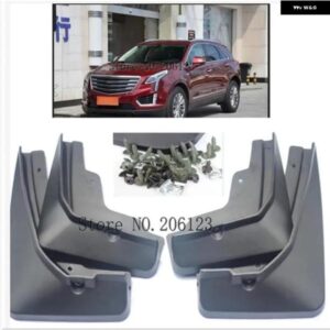 キャデラック XT5 2016 - 2019セット モールドマッド フラップ スプラッシュガード フェンダー カー マッドガード 2017 2018 フロント リア