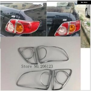 トヨタ カローラ アルティス 2007 2008 2009 2010 車体 リアテールバック ライトランプ フレーム スタイリング ABS クローム カバー トリム