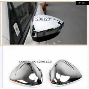 カー スタイリング プジョー 508 2011-2018 ドアサイドウィングミラー クロームカバー リアビューキャップ 自動車アクセサリー 2個