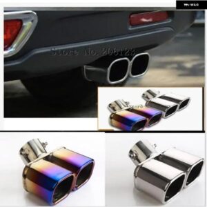 2014-2018 スズキ SX4 S-CROSS ステンレス テールエンド パイプ マフラーチップ アクセサリー カー スタイリング